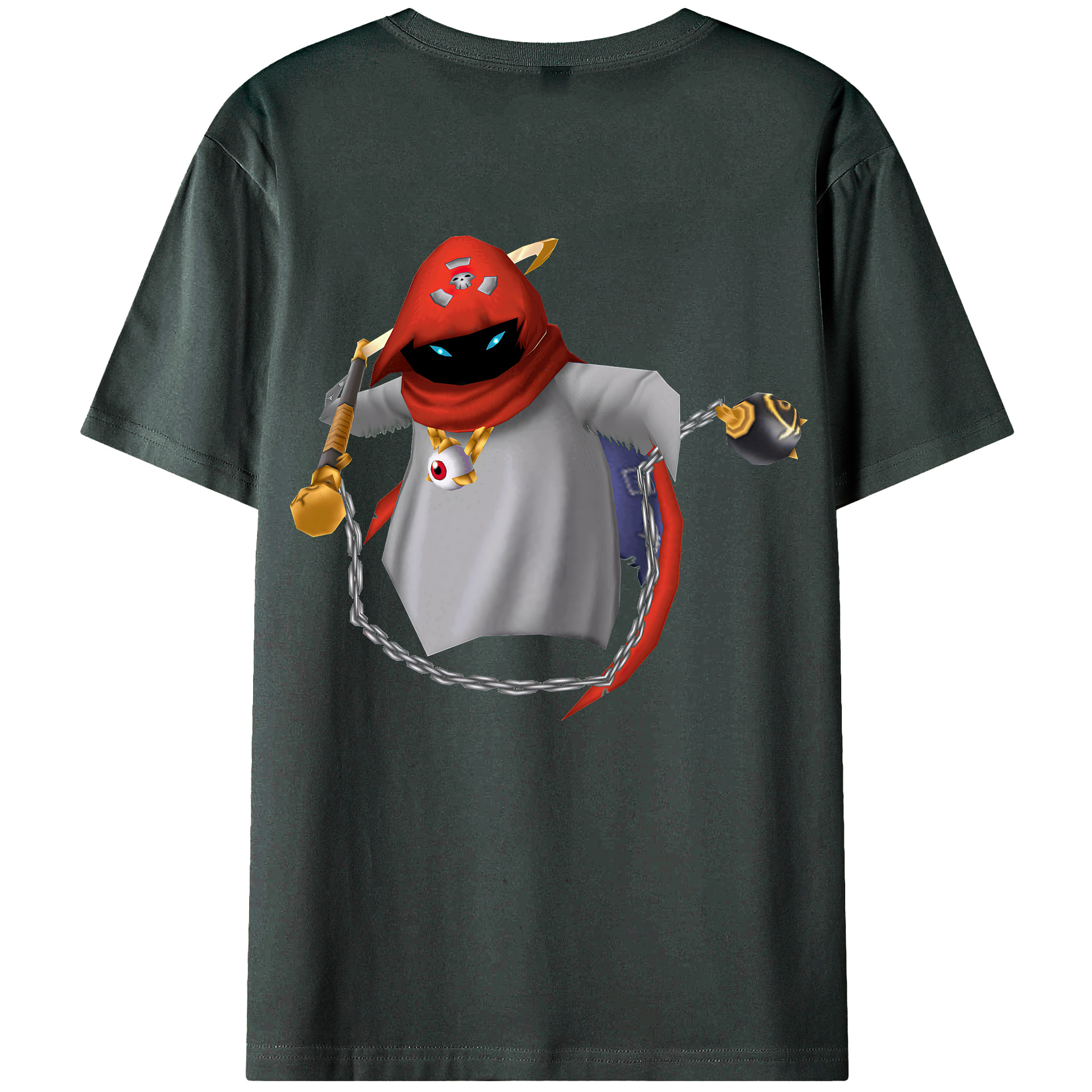 （画像用） Digimon デジタルモンスター/デジモン 綿100％ メンズ半袖Tシャツ（バックプリント） 通気性